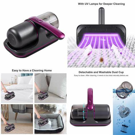 ASPIRADORA DE ACAROS CON LUZ ULTRAVIOLETA UV-C